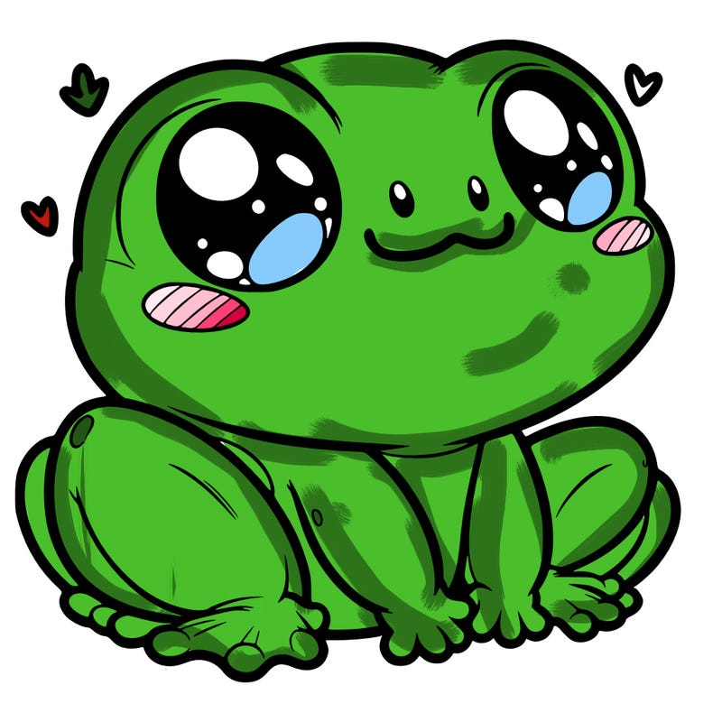 cute frog person realistic