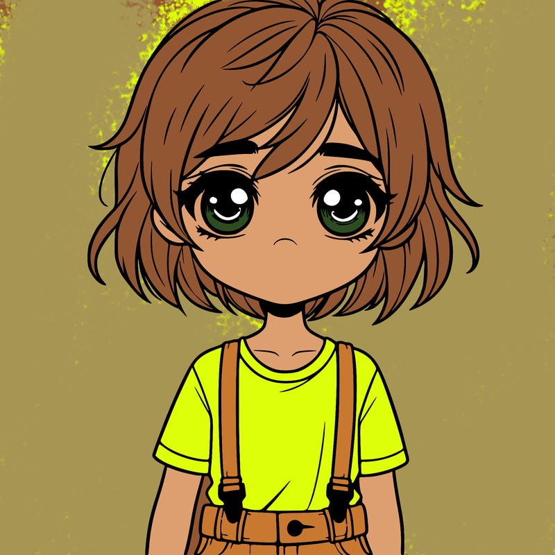 cute realistic tomboy girl