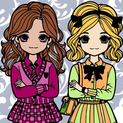 preppy girls