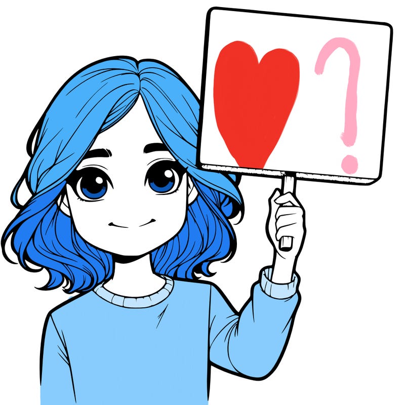 realistic girl holding up a sign