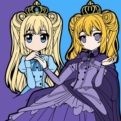 queen anime girl