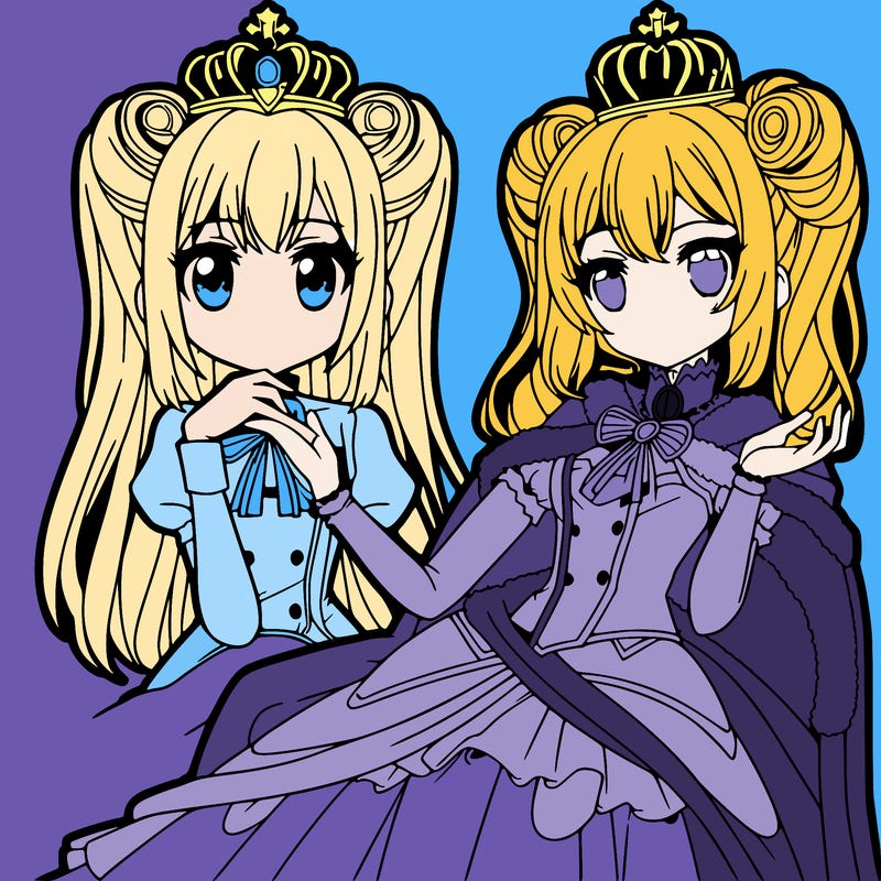 queen anime girl