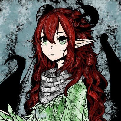 dragon girl realistic fantasy