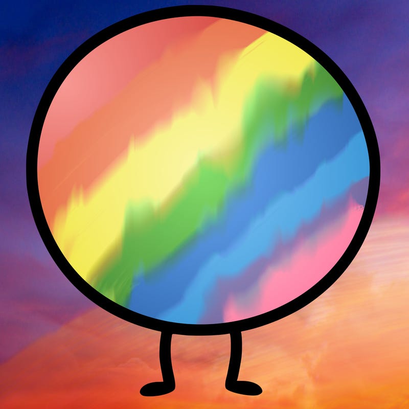 a plain circle with nothing else