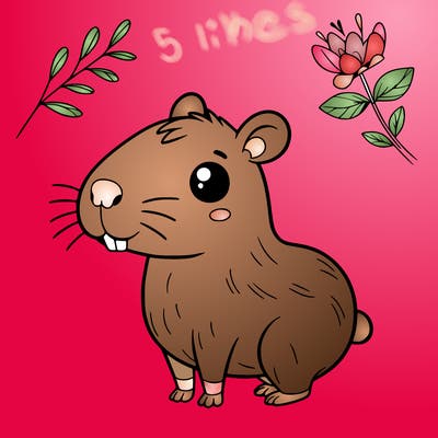 cute capybara