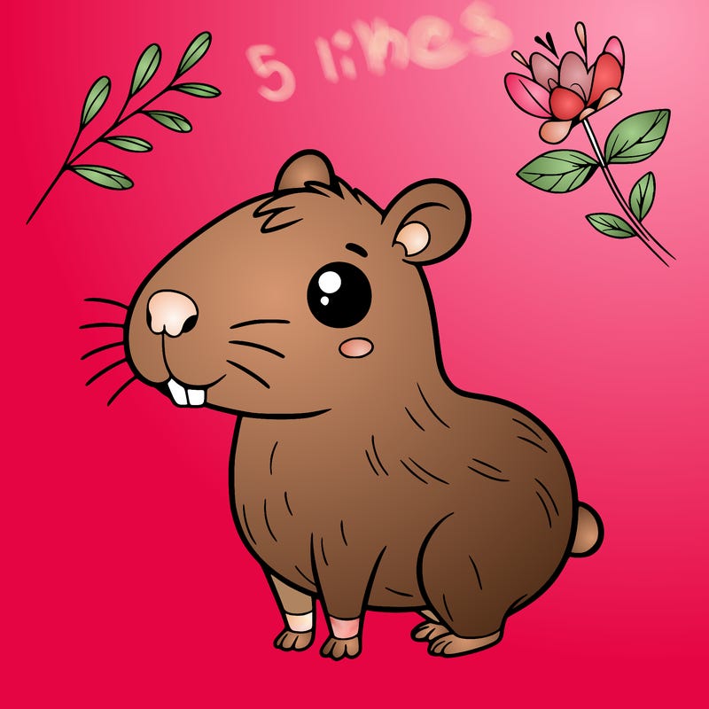 cute capybara