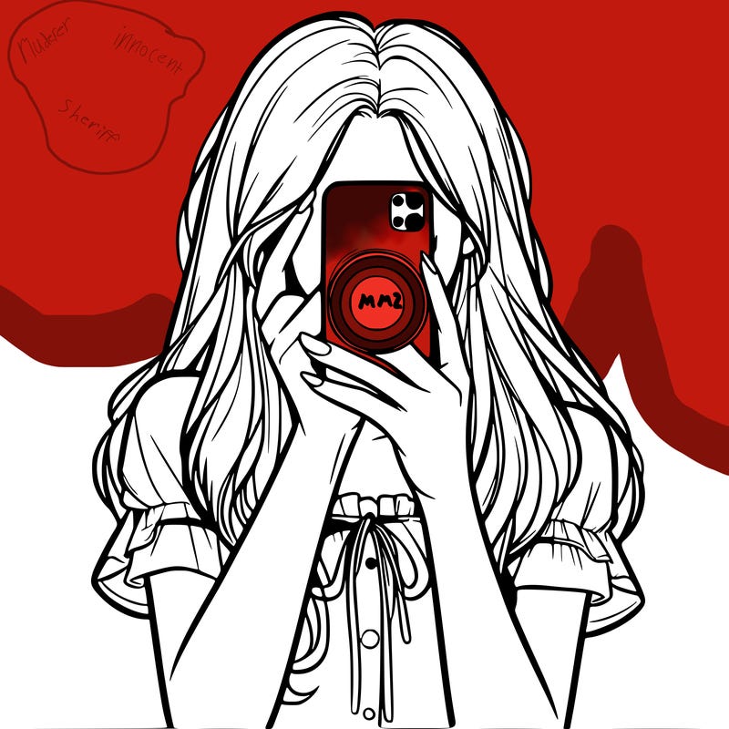 a realistic girl holding her phone taking pictures