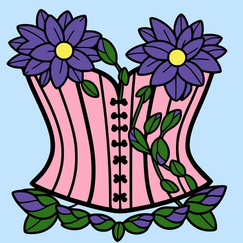 flower corset
