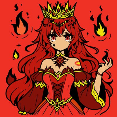 manga fire queen