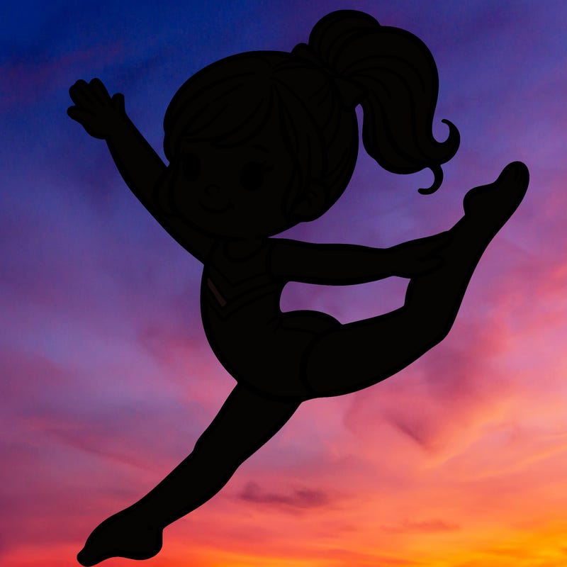 girl doing gymnastics