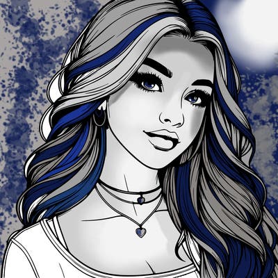 detailed realistic girl