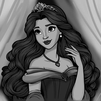 realistic disney princess