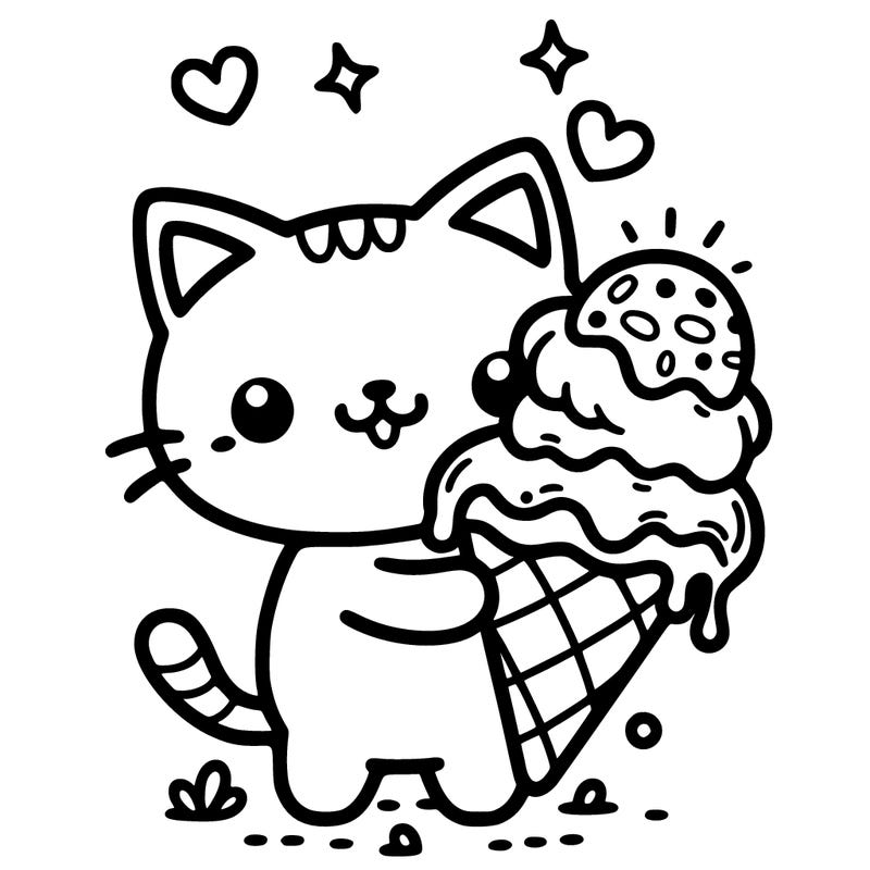 ice cream kitty