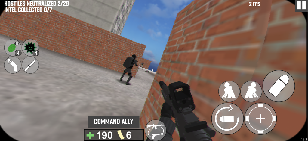 Project Breach 2 COOP CQB FPS - First person tactical gameplay of Project Breach 2 featuring command ally controls and urban CQB environment