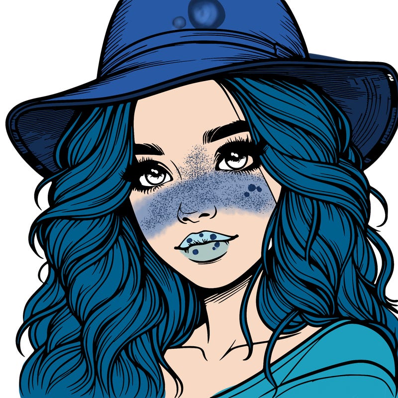 realistic girl with hat