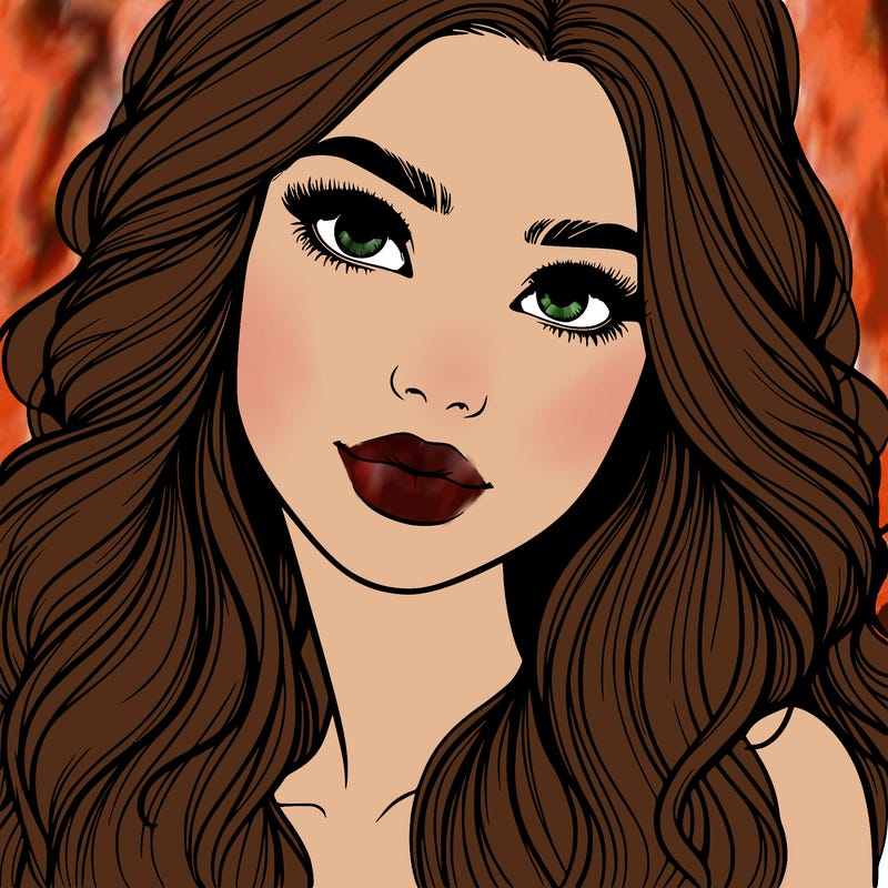 beautiful realistic girl