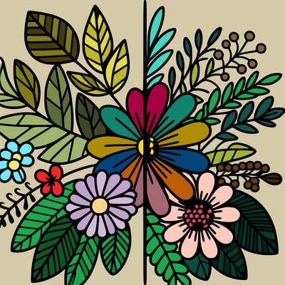 flowers split