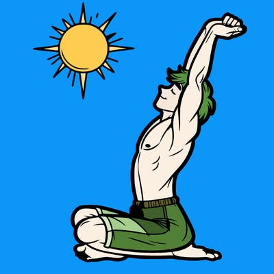 human stretch of the day