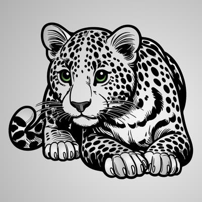 realistic leopard