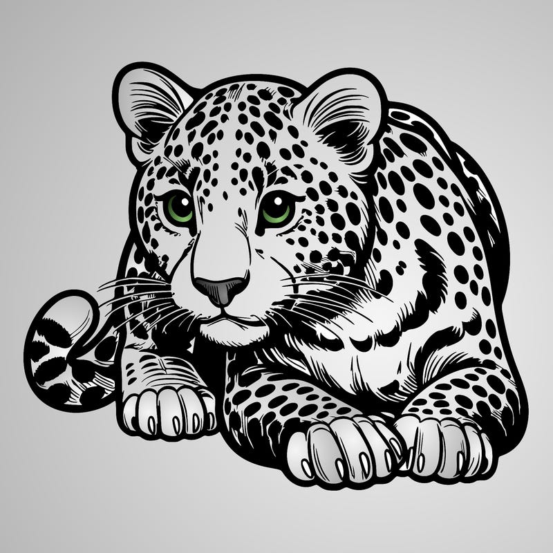 realistic leopard