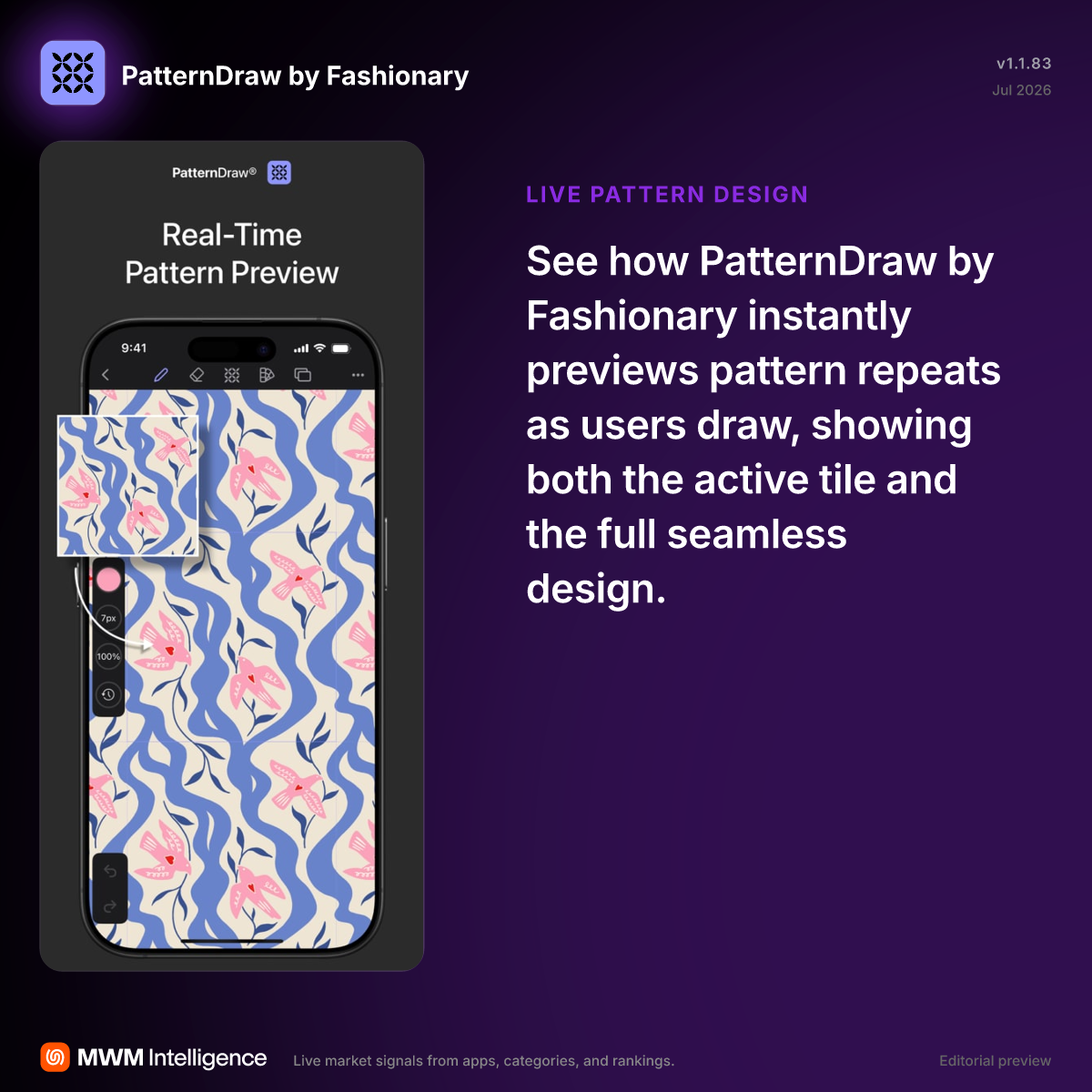 PatternDraw by Fashionary - Graphics & Design App | MWM