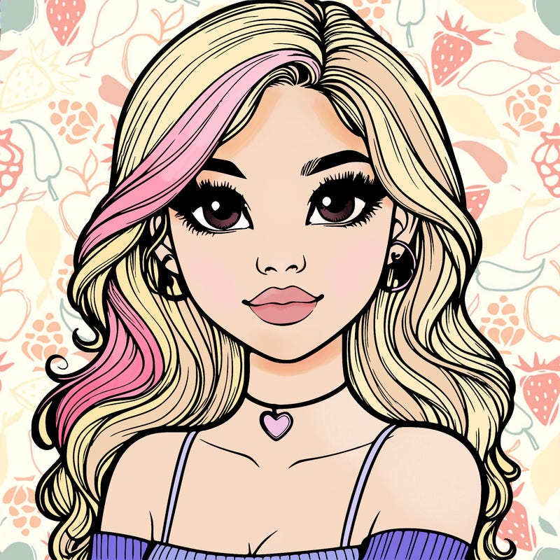 realistic pretty girl