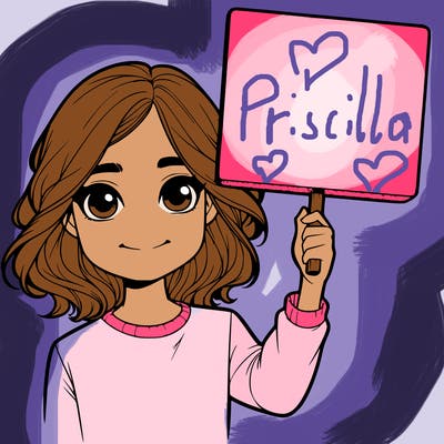 realistic girl holding up a sign