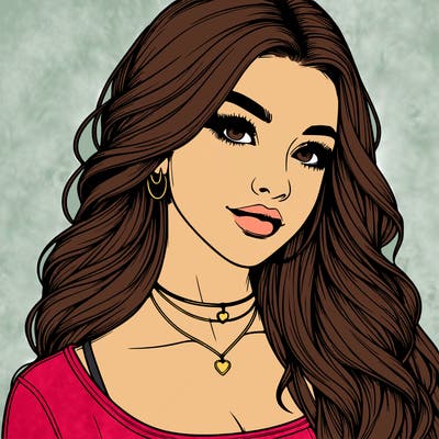 detailed realistic girl