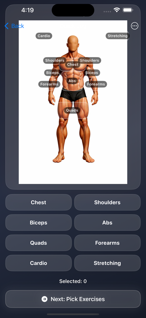 Gym Lift Daily | Simple Workout Log & No Subscription Tracker