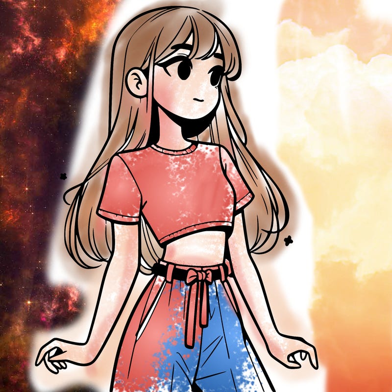 girl in a cute crop top