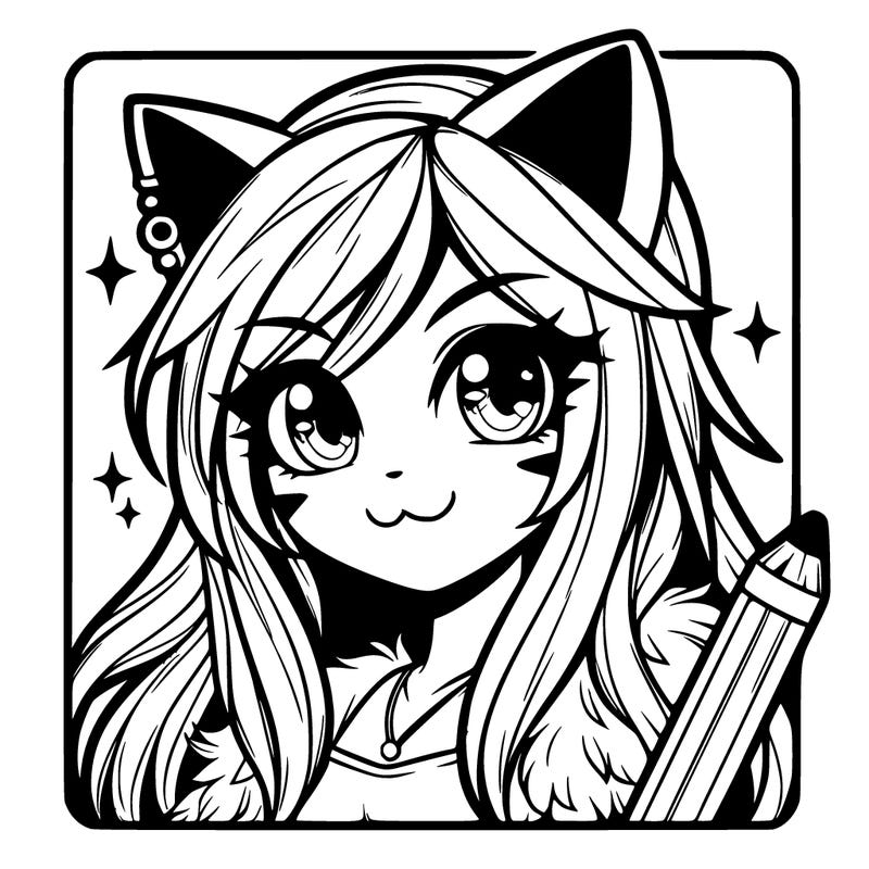aphmau coloring page