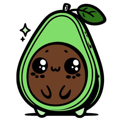 cute avocado
