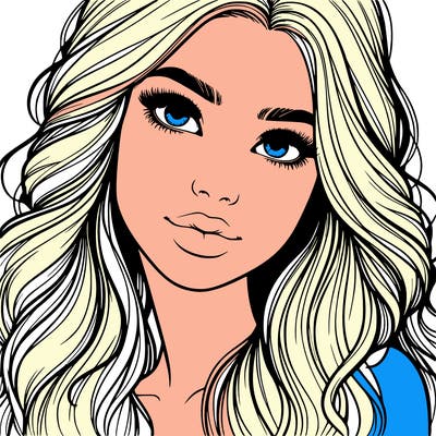 beautiful realistic girl