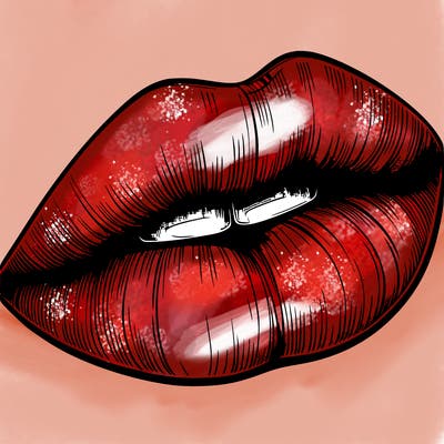 realistic lips