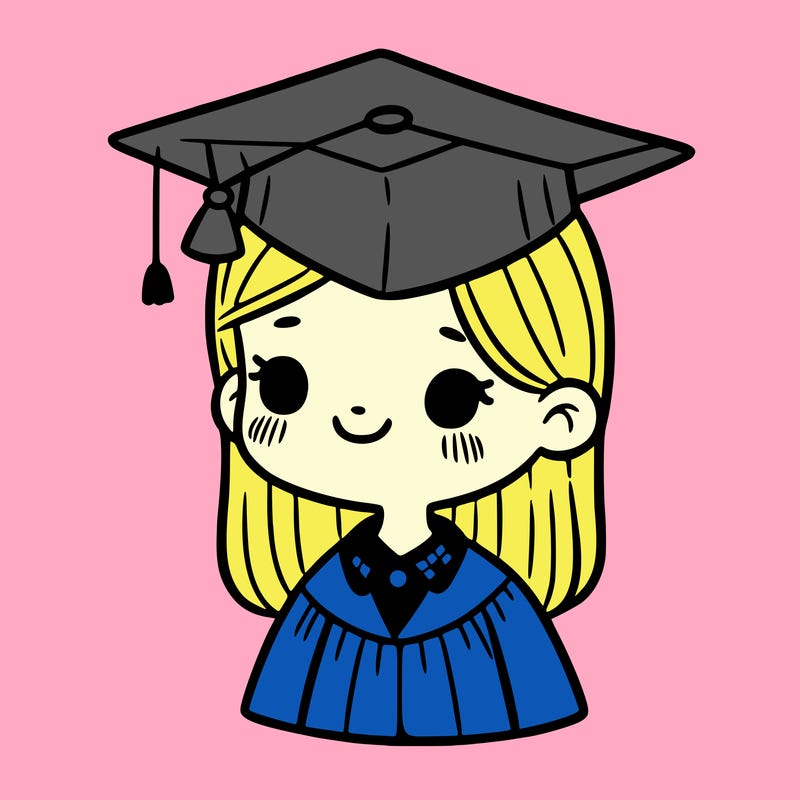 happy graduation girl