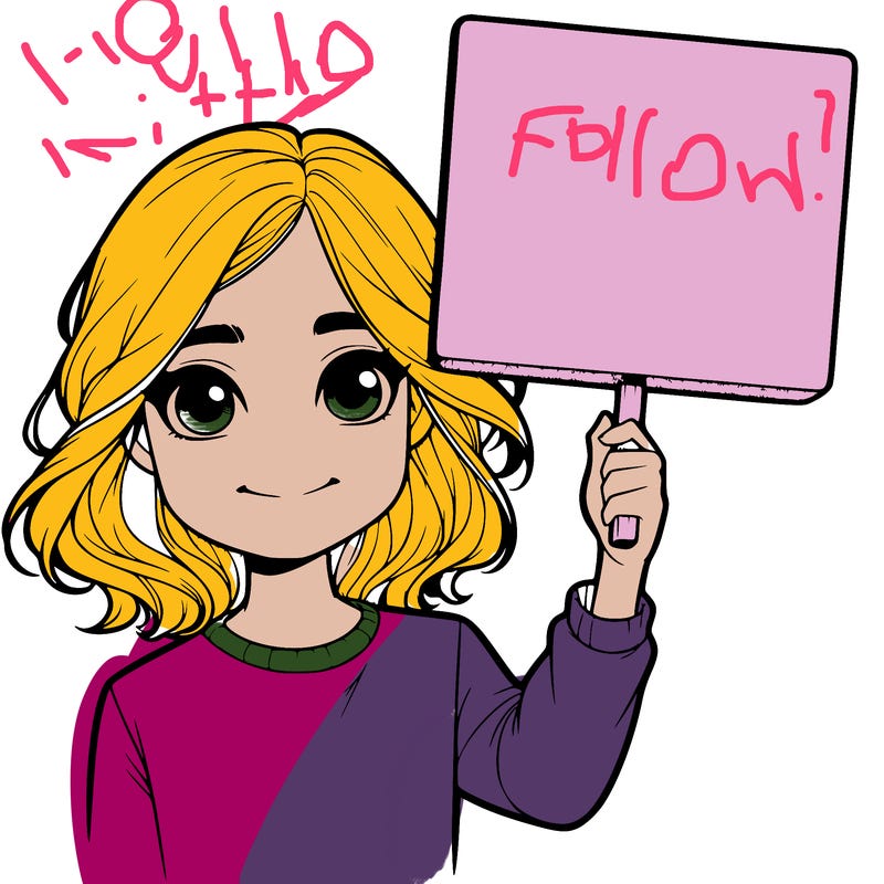 realistic girl holding up a sign