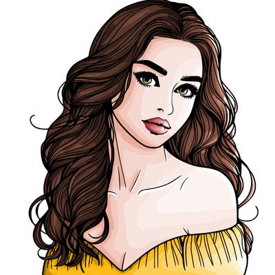 beautiful realistic girl