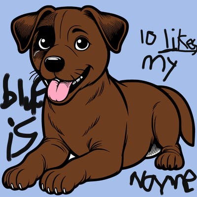 realistic dog