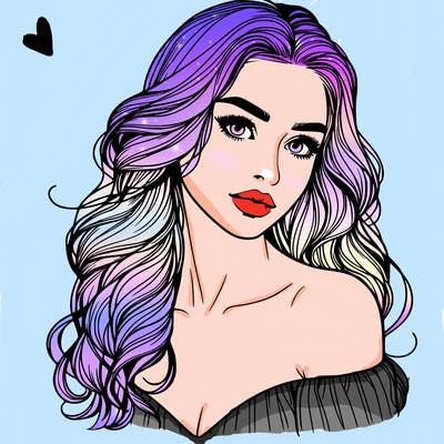 beautiful realistic girl