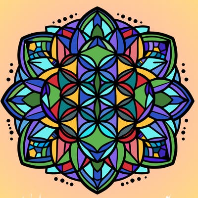 flower of life mandala