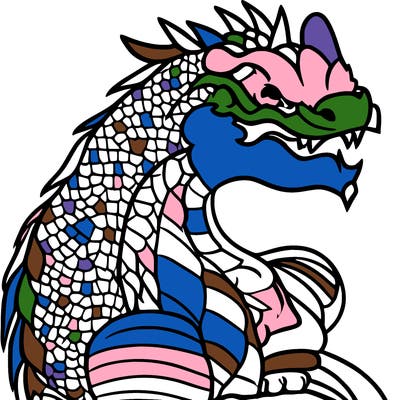 not a chinese dragon