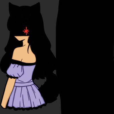 a realistic girl with a wolf tail and wolf ears