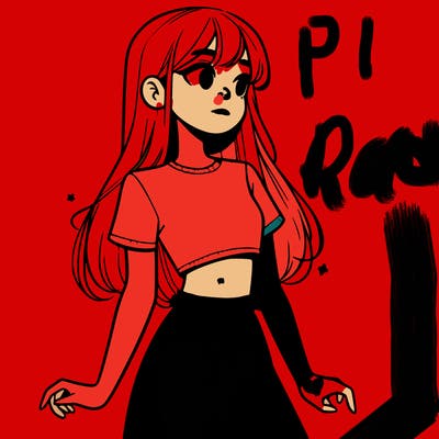 girl in a cute crop top