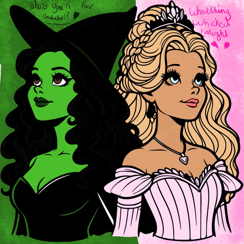'elphaba and glinda (realistic)
