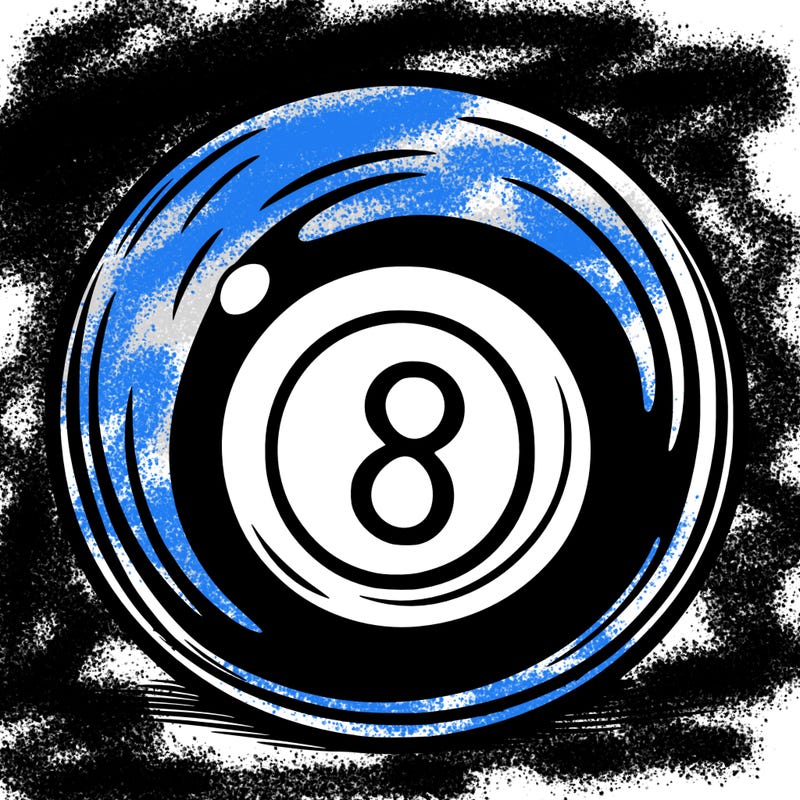 floating magic 8 ball