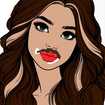 beautiful realistic girl