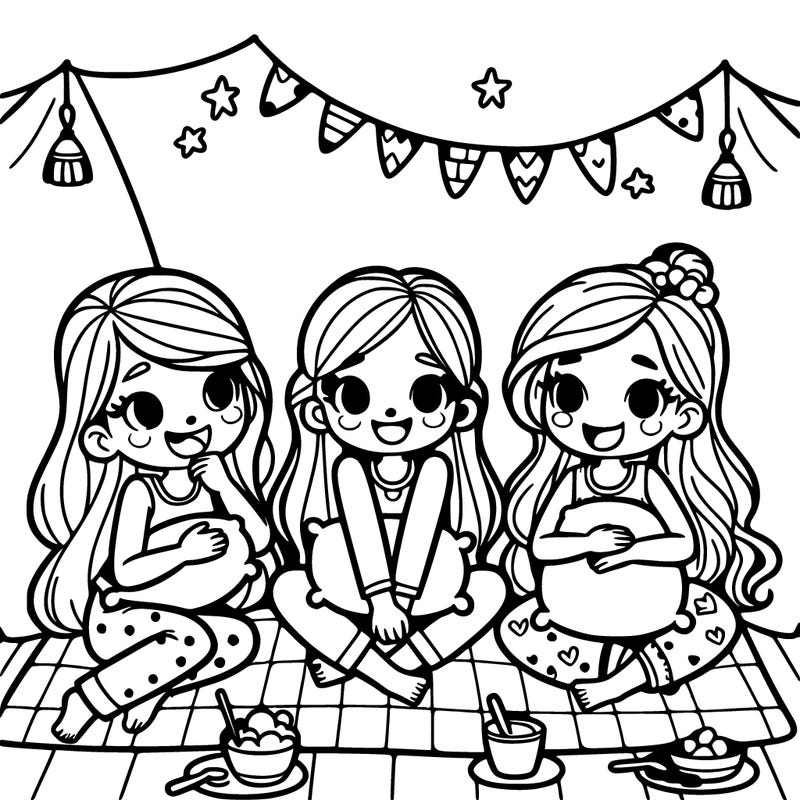 girl sleepover party