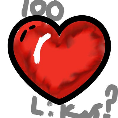 a blank heart
