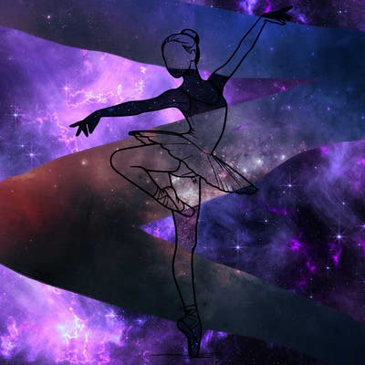 realistic person doing ballet