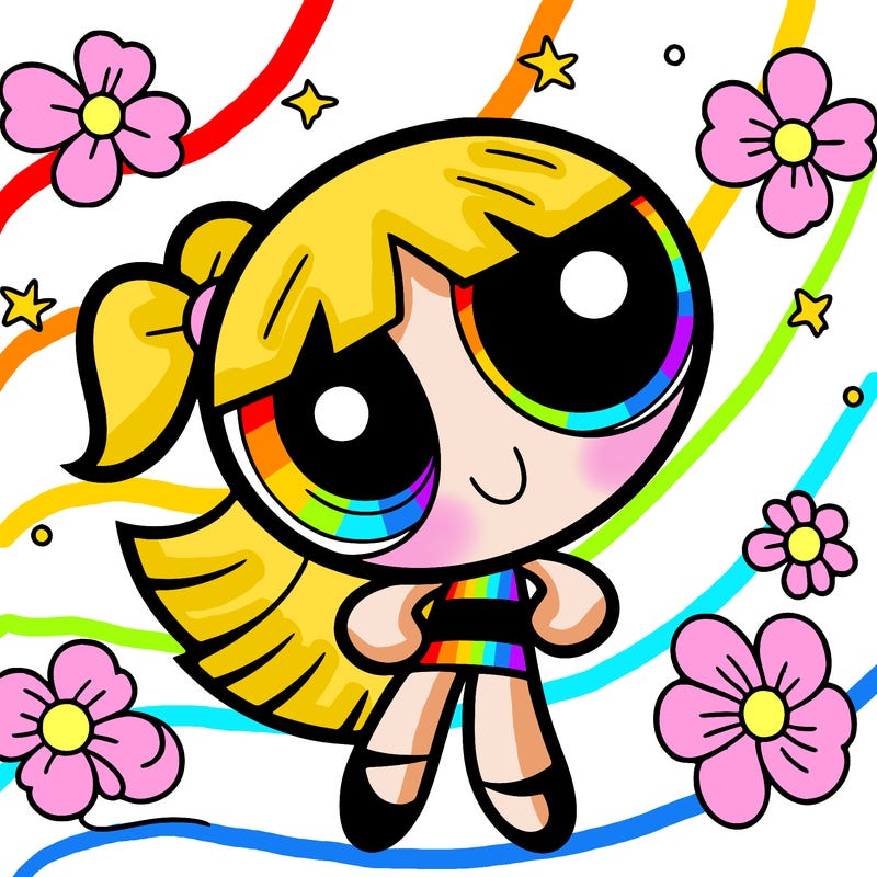 a powerpuff girl